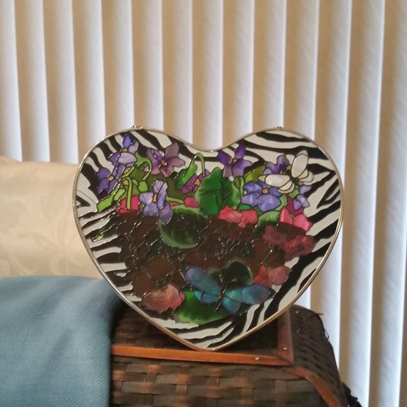 Joan Baker African Violets Suncatcher - Picture 2 of 4